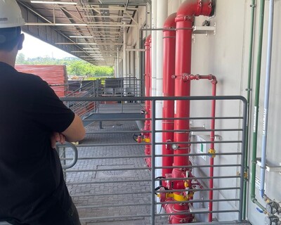 Sistema de Combate e proteção de incêndio 