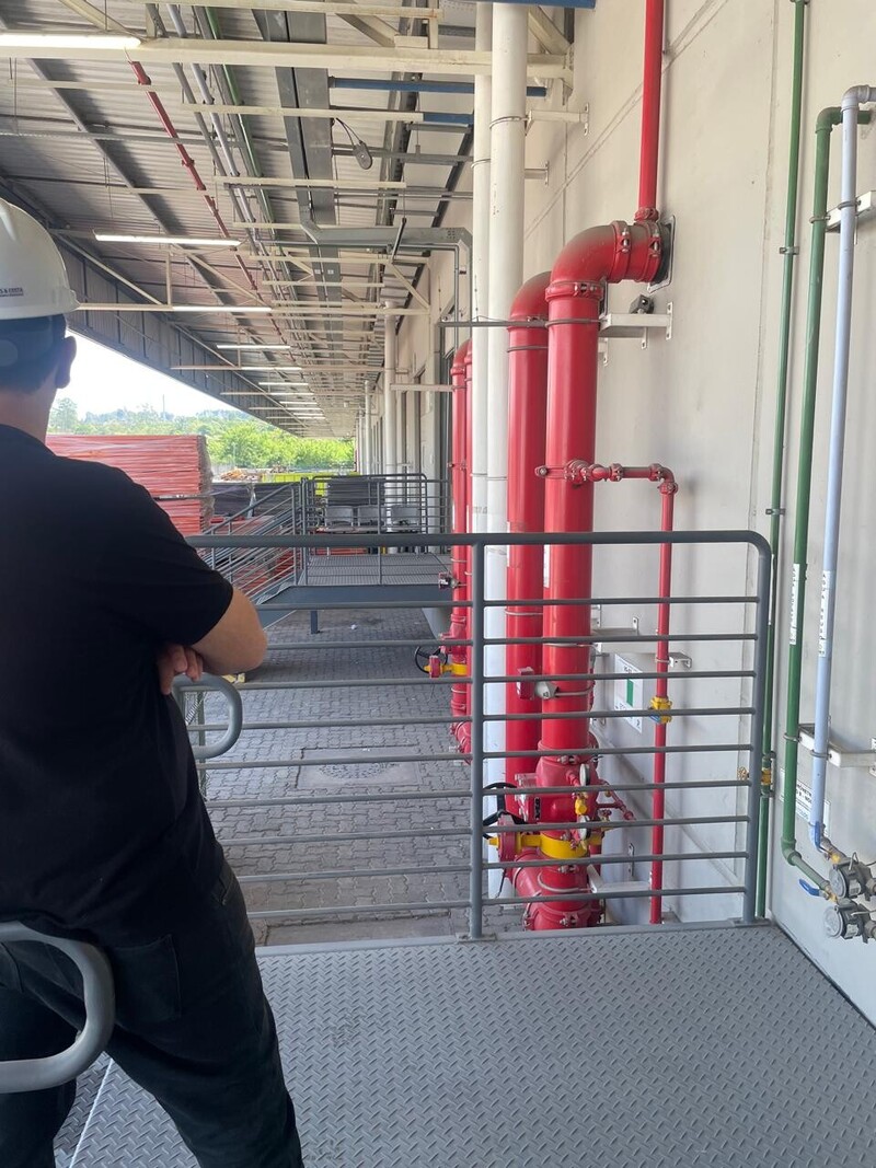 Sistema de Combate e proteção de incêndio 