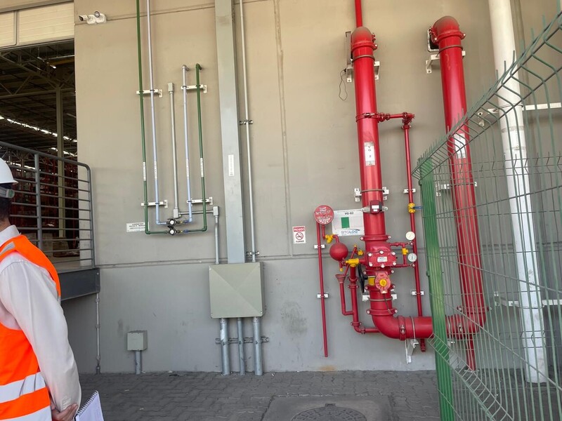 Sistema de Combate e proteção de incêndio 