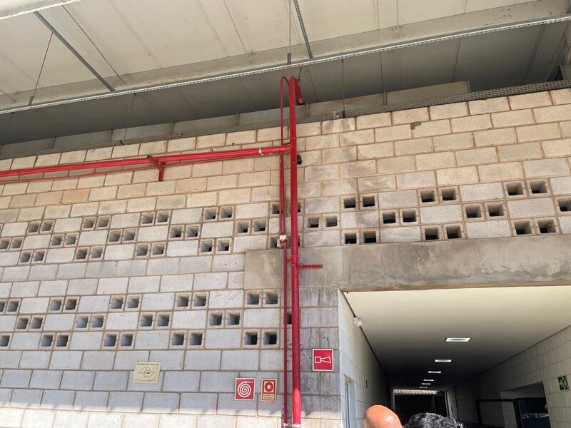 instalação de Hidrantes